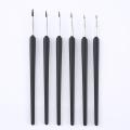 Keep Smiling 6 Pcs Liner Brush Set Fine Detailing Paint Brushes for Acrylic, Watercolor & Miniature Painting.