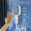 【FUPANG】Portable Handheld Bug Zapper Outdoor Insect Fly Swatter Racket Mosquitos Killer.
