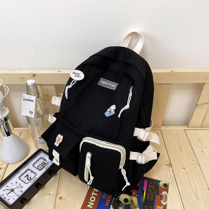Women%20Backpack%20Korean%20Style%20Teenage%20Girls%20High%20School%20Backpacks%20Rucksack%20Nylon%20Student%20Shoulder%20Bag%20Schoolbag%202023%20Boys%20-%20Image%204