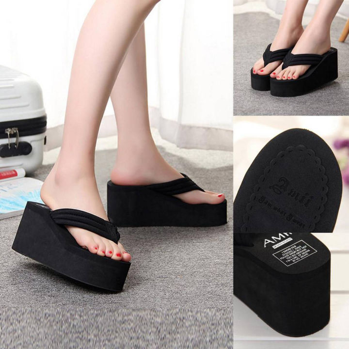 Shoes for Women Girls New Women Summer Slipsole Platform Shoes Sandals Slipper Beach Shoes