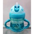 Baby Water Pot with Straw and pipe and blue.