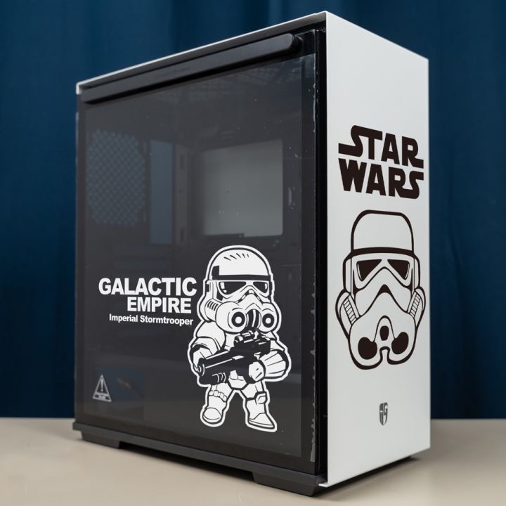ATX PC Case Decorate Stickers Cartoon Personality Computer Host Skin Waterproof Removable Decal Gaming Case Sticker