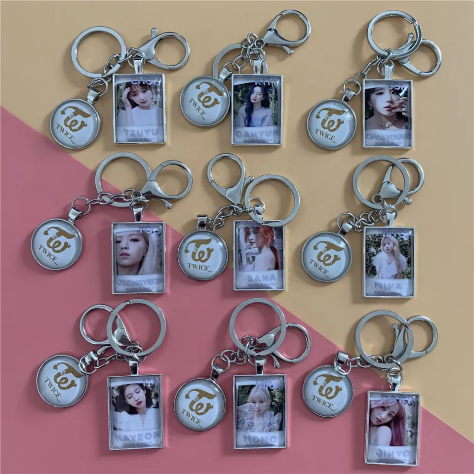 1pcs Kpop TWICE Keychain new album more more TWICE Metal key chain Pendant Daraz .bd