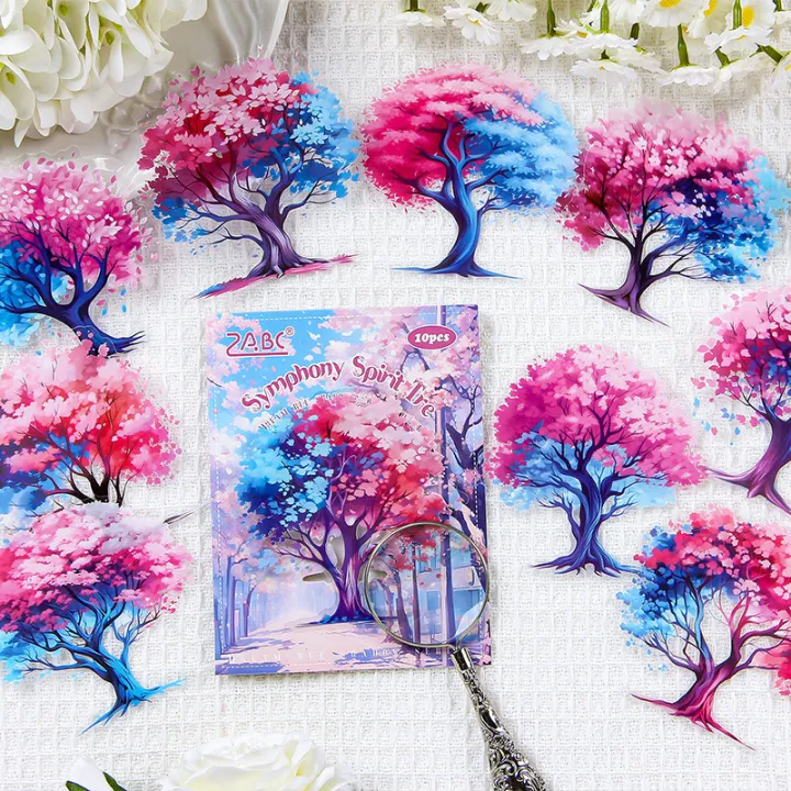 Panda%20Online%2010PCS%20Tree%20Shadow%20Series%20PET%20Waterproof%20Stickers%20Journal%20Diary%20Scrapbooking%20Decoration%20-%20Image%203
