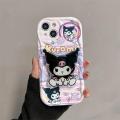 Phone Case For Samsung Galaxy A15 A14 A13 A21S A22 A05 A05S A04S A04 A04E A02 A02S A03 M54 Casing Pearl chain Cute Hello Kitty Cat Cute 3D Kuromi Bracket Cartoon Silicone Soft Shockproof Holder Back Cover.