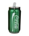 Coca Cola Can Water Drinking Bottle - Green. 