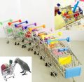 Cute Mini Shopping Cart Toy for Kids Pretend Toddler Gift/Showpiece. 