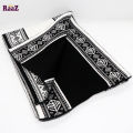 Black And White 2 in 1 design Winter Woolen Scarf, Soft Muffler Stylish Fashion Scarf For Men And Women.