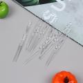 80Pcs Mini Transparent Disposable s For Party Plastic Food Cake Fruit. 
