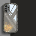 【Hot New Release】 Tokifu for Galaxy A13 4G Cover TPU lens all inclusive fall proof Shockproof Solid Color Macaron Oval Lens Protection Phone back Case.