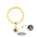 Personalized Photo Projection Key Chain Custom Picture Keyring for Women Men Long keychain Memory Birthday Christmas Gift. 