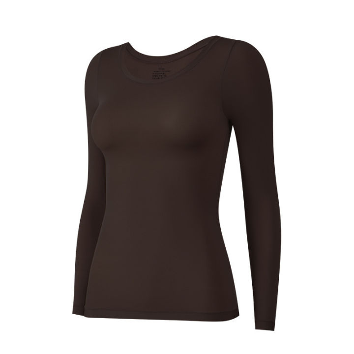 Autumn%20and%20winter%20Bose%20because%20of%20the%20skin%20beauty%20clothing%20newly%20upgraded%20long-sleeved%20base%20layer%20warm%20women's%20seamless%20round%20neck%20light%20invisible%20base%20shirt%20-%20Image%207
