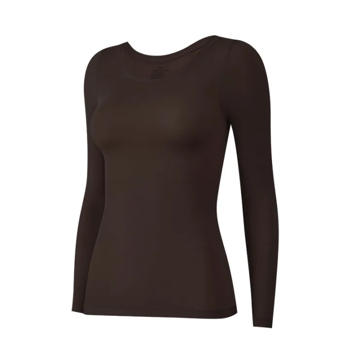 Autumn%20and%20winter%20Bose%20because%20of%20the%20skin%20beauty%20clothing%20newly%20upgraded%20long-sleeved%20base%20layer%20warm%20women's%20seamless%20round%20neck%20light%20invisible%20base%20shirt%20-%20Image%207