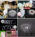 Balloons garland chain, balloon chain, balloon tape. 
