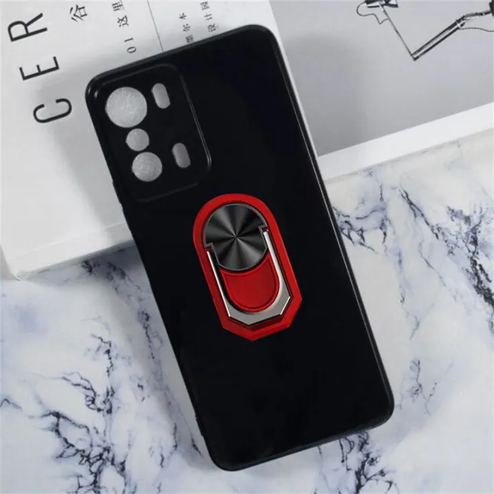 Magnet%20Phone%20Case%20For%20Infinix%20Zero%205G%20X6815,%20X6815B%206.78%202022%20Shockproof%20Soft%20TPU%20Silicone%20Cover%20With%20Ring%20Holder%20-%20Image%202