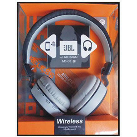 Wireless Bluetooth Headphone Ms-881A Professional - Enjoy Professional-Grade Audio Quality With Wireless Bluetooth Headphones