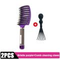 Detangle Hairbrush Women Hair Brush Massage Comb Anti Klit Brushy Haarborstel Scalp Curly Combing brushes Hairdressing Tools.