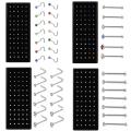 40/60 Piece/Set Crystal Surgical Steel Nose Stud Pack Nose Piercing Straight Nose Ring Set Ear Bone Needle Studs Body Jewelry.
