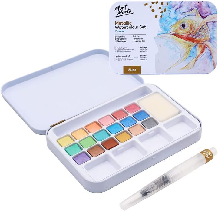 Mont%20Marte%20Metallic%20Watercolour%20Cake%20Set%20in%20Tin%20Premium%2021pc%20-%20Image%205
