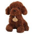 （New）Cartoon Cute Poodle Dog Puppy Pluh tuffed Doll Huggable Toy Home Ornament Gift. 