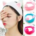 Women Makeup Hair Band cute sports makeup wash facce sweet with hair band headband-1 PCS. 
