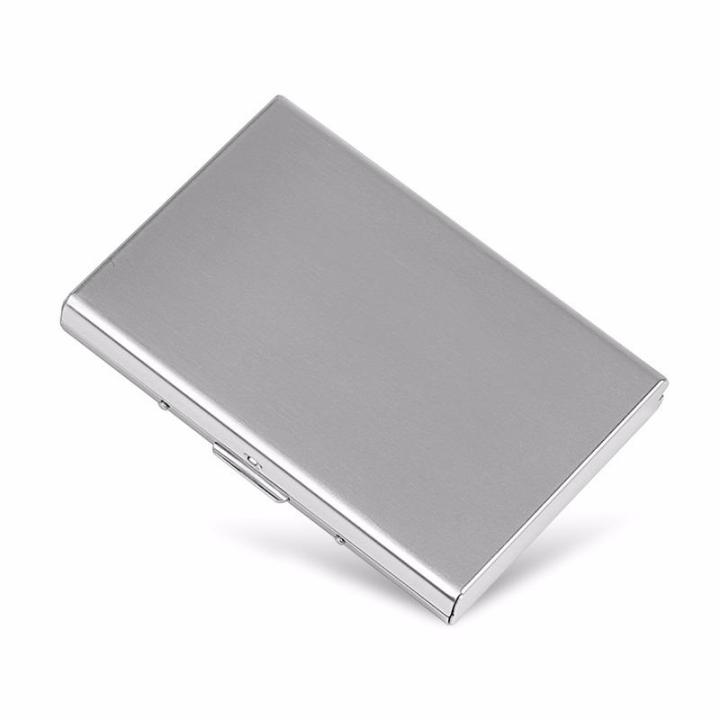Slim%20Cool%20Stainless%20Steel%20Credit%20Card%20Wallet%20for%20Men%20and%20Women,%20Rfid%20Wallet%20with%20Rfid%20Protection%20Bank%20Debit,%20Id,%20Atm,%20Cards%20Against%20Rfid%20Scanning%20Criminals%20(Silver)%20-%20intl%20-%20Image%204