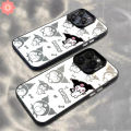 Creative Graffiti Cute Kuromi Case for Infinix Hot 40i 30i 10 9 11 Pro Play Smart 8 6 7 5 Pro Plus Pop 8 7 Tecno Spark GO 2024 20 10 Pro 20C 10C Note 12 G96 40 30 Pro Couples Case. 