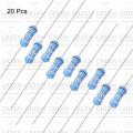 100Pcs Tolerance 1% 470 Ohm Resistor 470 Ohm Carbon Film Resistor 470 Ohm 1/4W Resistance 0.25 Watt Fixed Resistors Passive Components Parts.