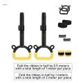 Gymnastics Rings Home Full Body Workout Indoor Calisthenics Training Rings Single Length 1M.