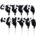 Golf Iron Covers,Neoprene Golf Iron Covers Set ,Golf Club Head Covers for Iron Club Fit All Golf Iron Cover,A. 