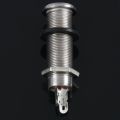 Electric Guitar Jack Chrome Threaded Cylinder Output Input Jack Plug Sockets 1/4 inch for Electric Guitar. 