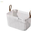 Laundry Basket Portable with Handle Trendy Utility Storage Bins Basket for 26.7cmx18cmx14.5cm. 