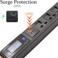 PDU Smart Power Strip Digital voltage measuring instrument Socket surge protector For Network Cabinet Rack Power Strip.