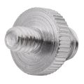 10 Pieces 1/4 Inch Male to 1/4 Inch Male Metal Threaded Screw Adapter Tripod Screw Converter.