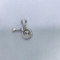 Pet Paw Print Bone Dangle Charm Authentic 925 Sterling Silver Bead Fit Original Pandora Bracelet Necklace Jewelry For Women.