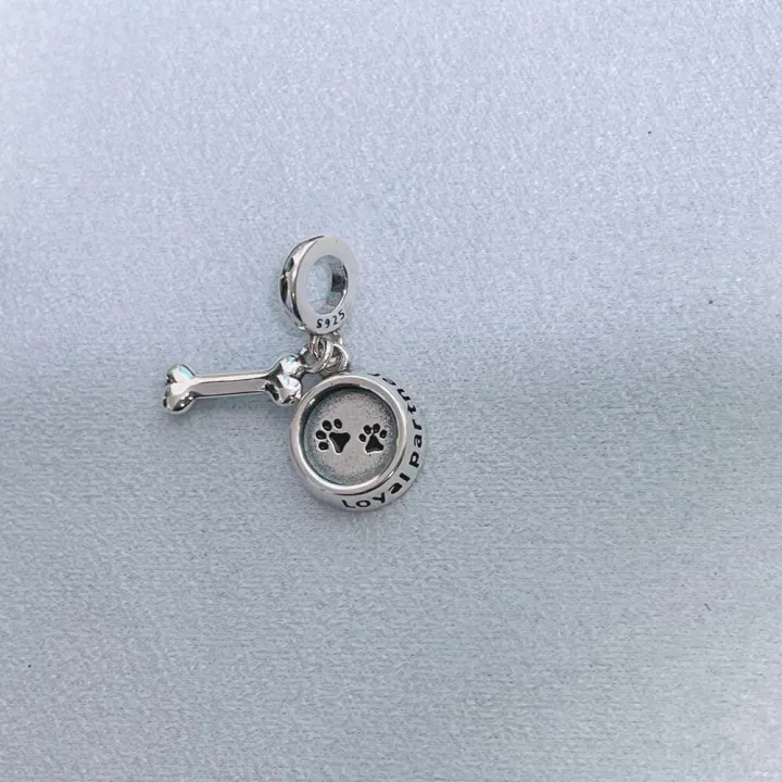 Pet%20Paw%20Print%20Bone%20Dangle%20Charm%20Authentic%20925%20Sterling%20Silver%20Bead%20Fit%20Original%20Pandora%20Bracelet%20Necklace%20Jewelry%20For%20Women%20-%20Image%202