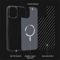 Magsafe Gloss Carbon Forged Carbon Fiber TPU Phone Case for iPhone 13 Pro Max / 12 Pro Anti-fall 14 Pro Max 15ProMax Shell Alien Alien.