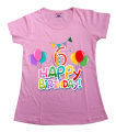 Birthday T shirt for kids  girls - T-Shirt For Women Gift Item. 