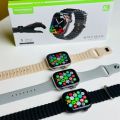 KW2 Max Smart Watch with Bluetooth Calling, 2.02 Inch Display, Rugged Design, Health Tracking, NFC, and Three Bands.