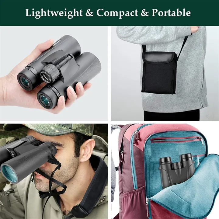 SUNCORE%2010x42%20HD%20Professional%20Telescopes%20Large%20View%20143m/1000m%20Powerful%20Binoculars%20for%20Hunting%20Bird%20Watching%20BAK4%20Prism%20Lens%20-%20Image%206