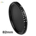 （NEW）ND2 to ND400 Slim Fader Variable Adjustable ND Filter Optical Glass 37mm. 