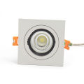 Square Shape Spot Light Moveable Bright LED Spotlight Black, Antique White, Rose Gold Color.