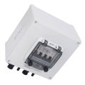 Solar Combiner Box DC1000V IP67 Transparent Panel Photovoltaic Combiner Box for RV. 