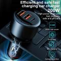 【Homesickneisi】 2023 200w Car Charger 100w Fast Charging + 65w Supervooc 2.0 +pd 36w Quick Charger For 13 Realme On C2t2. 