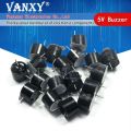 10pcs 5v Active Buzzer Magnetic Long Continous Beep Tone 12*9.5mm.