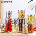 Nut Storage Container Large Capity Glass Sealed Jar with Airtight Lid Multifunctional Storage Container for Fruit Jam Nuts Tea 500ml Sealed Jar with Silicon Seal. 