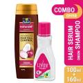 Hair Care Bundle - Livon Hair Serum 100ml & Parachute Naturale Onion Shampoo 160ml. 