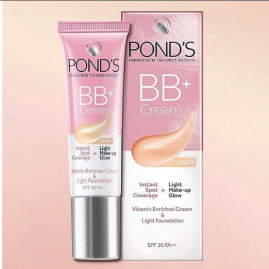 18g Pond's BB+ Cream Instant Spot Coverage + Light Make-up Glow Ivory SPF 30 PA++