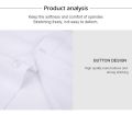 Green Mens Dress Shirts Long Sleeve Regular Fit Elastic Shirt for Men Wrinkle-Free Easy Care Formal Casual Shirt Male Chemise. 