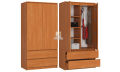 Furnisha Modern & Contemporary style 2 Door with 2 Drawer Almira / Wardrobe. 